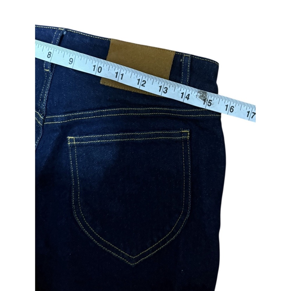 Tecovas Jeans Womens Size 29 Stovepipe Western Goods Dark Wash Blue Denim Pant - Picture 4 of 5